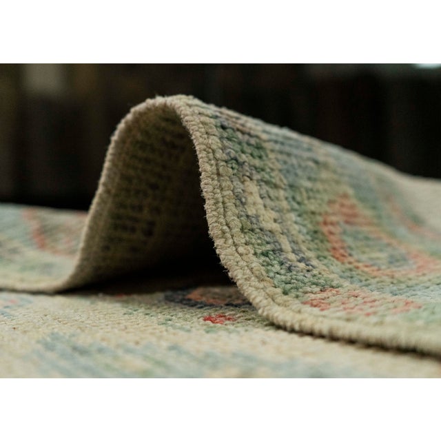 Textile Turkish Oushak Rug 2'2" x 7'11" #20212 For Sale - Image 7 of 8