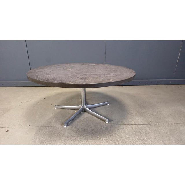 Vintage Slate Coffee Table by Walter Knoll, 1960s For Sale - Image 9 of 12