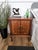Beautiful Italian 1950s Mid-Century Modern pair of night stands bed side tables with simple and elegant wooden squared...
