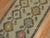 A rare long and narrow jajim technique kilim Runner from the middle of the 20th century