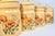 Wildflower Stoneware Canisters- Set of Four For Sale - Image 10 of 10