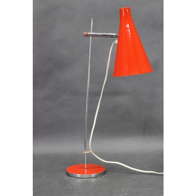 Authentic mid century table lamp designed by josef hurka and produced in czechoslovakia in the 1970s. This refined...