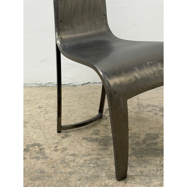 Hothouse Canada Custom Welded Steel Side or Occasional Chair, 1990s For Sale - Image 11 of 18