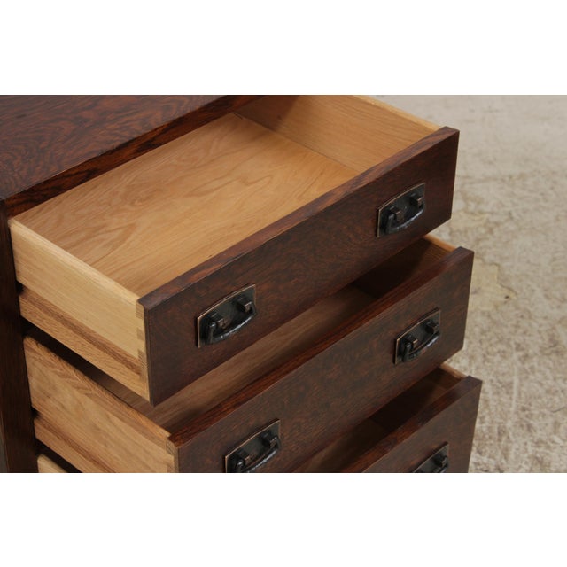 Pair of Stickley Mission Oak Nightstands For Sale In Philadelphia - Image 6 of 16