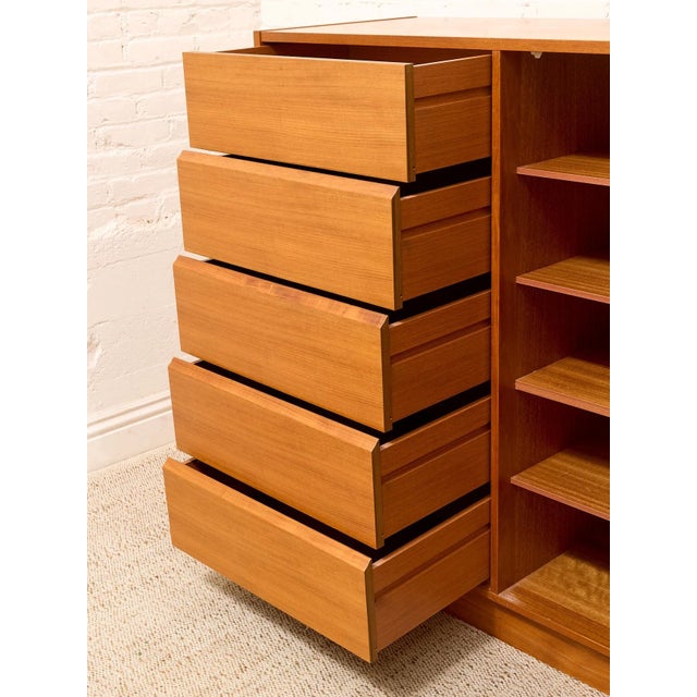 Mid 20th Century Danish Modern Cabinet Dresser For Sale - Image 9 of 12