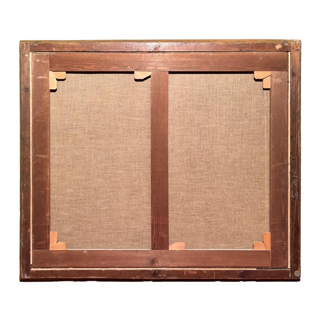 Giovanni Crivelli, Still Life with Dog and Game in a Rural Landscape, 1800s, Oil on Canvas, Framed For Sale - Image 10 of 11