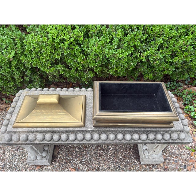 1970s Large Brass Box by Chapman For Sale - Image 9 of 12