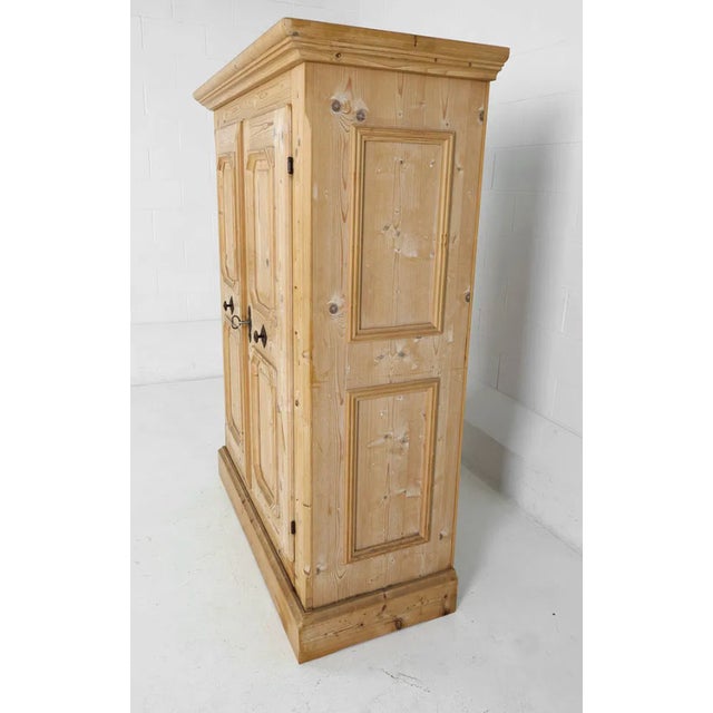 Farmhouse Austrian Pine Farmhouse Wardrobe Cabinet by Voglauer For Sale - Image 3 of 8