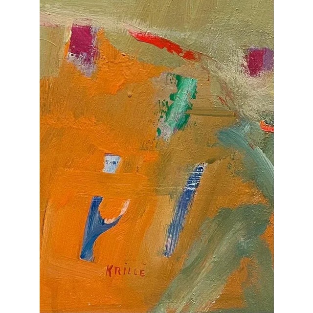 Jean Krillé’s paintings are known for their expressive use of color and dynamic, abstract forms, blending realism with...
