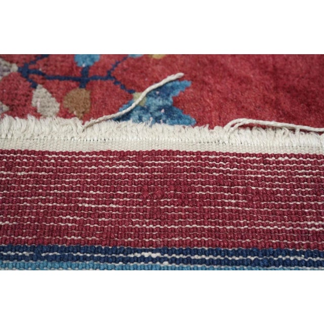 Antique Peking Rug 8'2'' x 9'9'' For Sale - Image 4 of 12