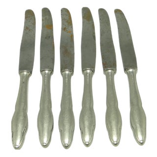 Art Deco Knives, Poland, 1930s, Set of 6 For Sale