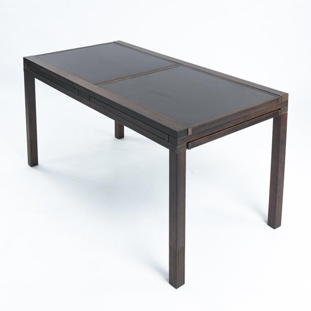 Dining Table with Reversible and Extendible Tops by Bernard Vuarnesson for Bellato, 1980s For Sale - Image 4 of 18