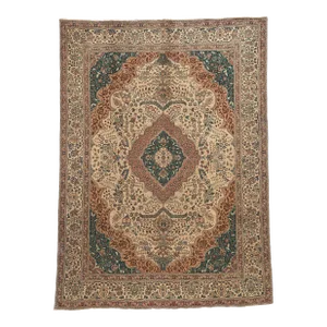Mid 20th Century Mid 20th Century Vintage Persian Tabriz Rug 08’00 X 11’00