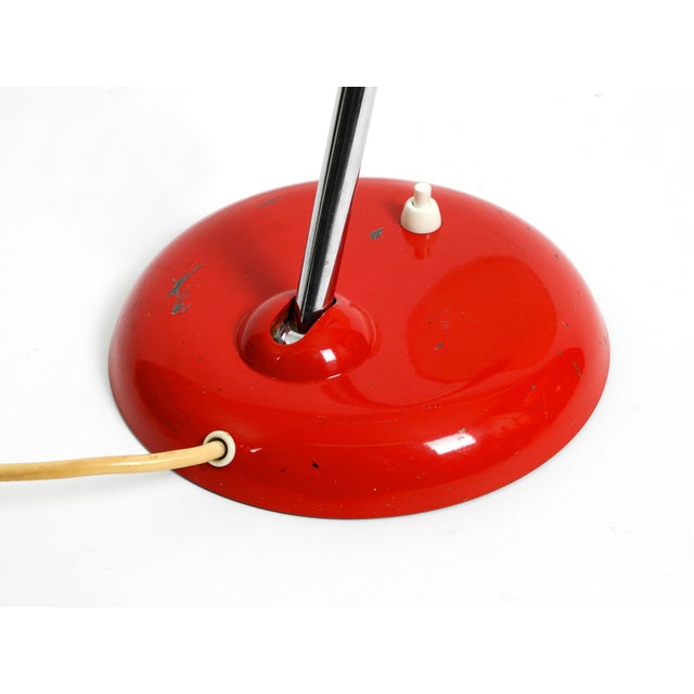 Red Metal Table Lamp Model 6786 from Kaiser Idell, 1960s For Sale - Image 12 of 18