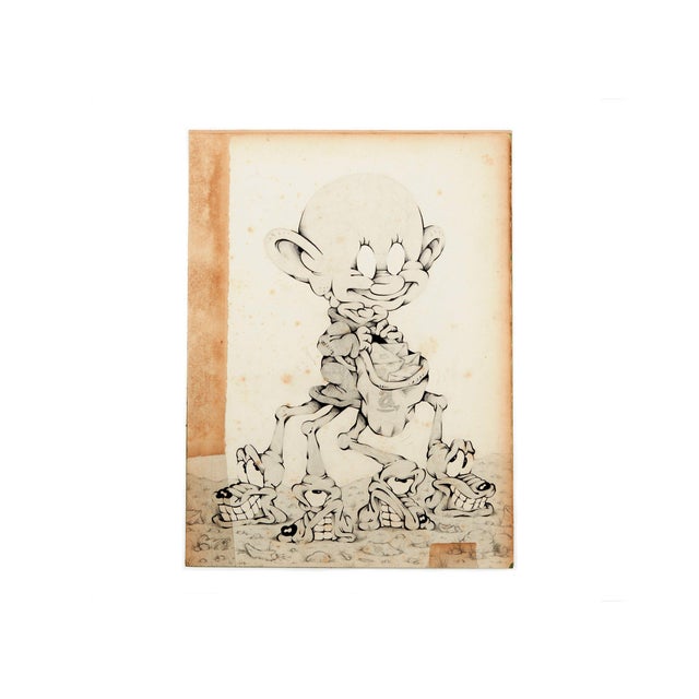 Paper Pablo Dalas, Araneae Bezos, 2020, Mixed Media on Paper For Sale - Image 7 of 7