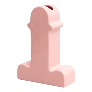 Pink Ceramic Shiva Flower Vase by Ettore Sottsass for BD Barcelona, 2015 For Sale