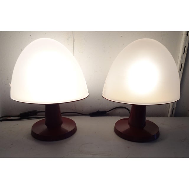 Dolly Table or Bedside Lamps from Valenti Luce, Milan, 1980s, Set of 2 For Sale - Image 3 of 18