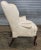Late 20th Century Kindel Winterthur Collection Clawfoot Wing Chair Yellow Silk Drangonfly Fabric For Sale In Cleveland - Image 6 of 7