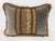 Brown Vintage Hand Woven Aubusson Tapestry Pillow For Sale - Image 8 of 8