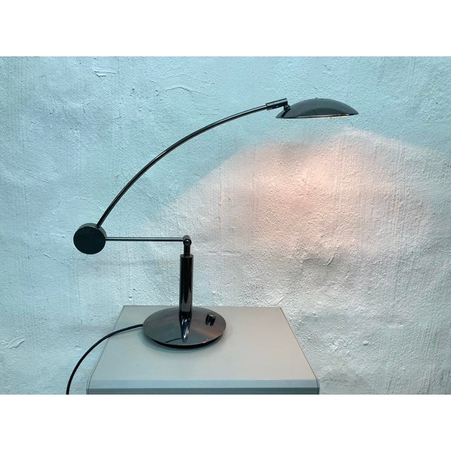 1990s Adjustable Halogen Table Lamp from Hillebrand, 1980s For Sale - Image 5 of 15