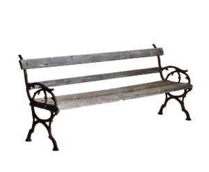 Vintage Painted Garden Bench