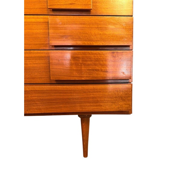 Mid-Century Modern Walnut Dresser – Italian For Sale - Image 15 of 15