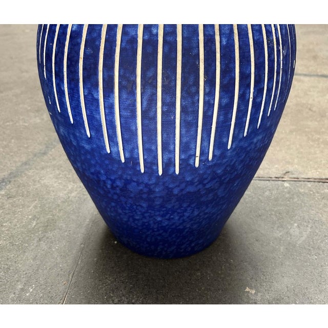 Large Mid-Century German Studio Pottery Floor Vase, 1960s For Sale - Image 10 of 18