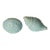 Vintage Sea Shell Ceramic Salt and Paper Shakers For Sale
