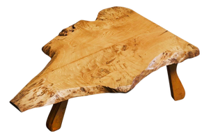 Live Edge Coffee Table in Baltic Pine, Europe, 1960s