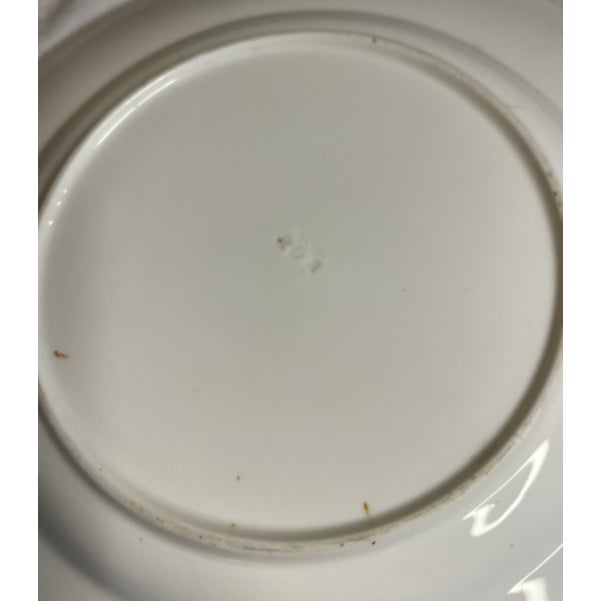 Minton Antique 19th Cen Minton Topography Plates Pink Border Gold Trim 9" Dia For Sale - Image 4 of 10