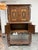 Early 20th Century Empire Manufacturing Company Tudor Revival Walnut Highboard Cabinet, Circa 1920's For Sale - Image 5 of 12
