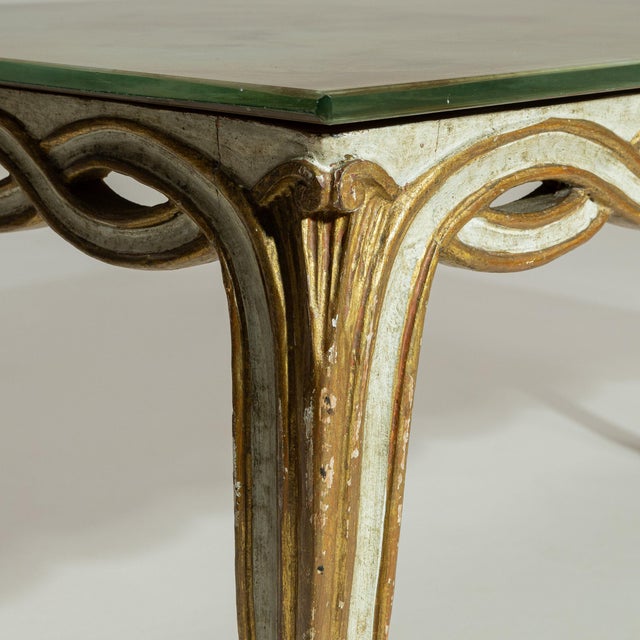 19th Century 19th Century France Louis XV Bronze Wood Coffee Table For Sale - Image 5 of 10
