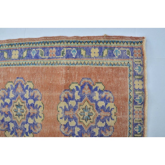 Turkish Antique Vintage Kitchen Decor Runner Rug For Sale - Image 3 of 10
