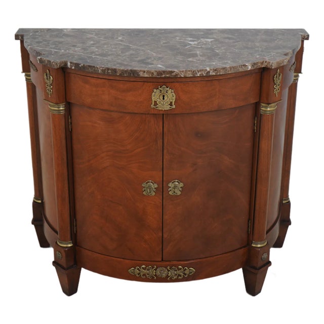 Henredon Natchez Collection Marble Top Commode Server For Sale