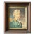 Antique French Oil on Board "Sir Darling" Portrait For Sale