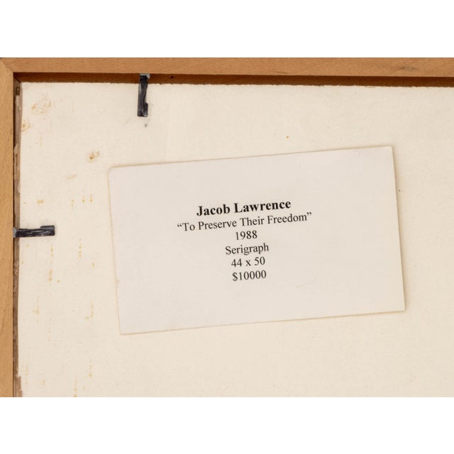 Jacob Lawrence "To Preserve Their Freedom", 1988 For Sale - Image 14 of 14
