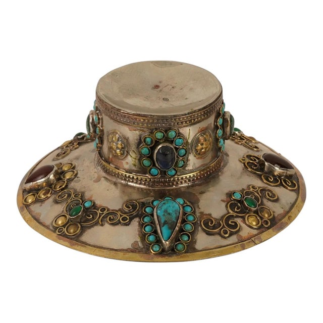 Religious Antique Judaica Silvered Silver Ritual Water Dish Mayim Achronim Vessel For Sale - Image 3 of 7