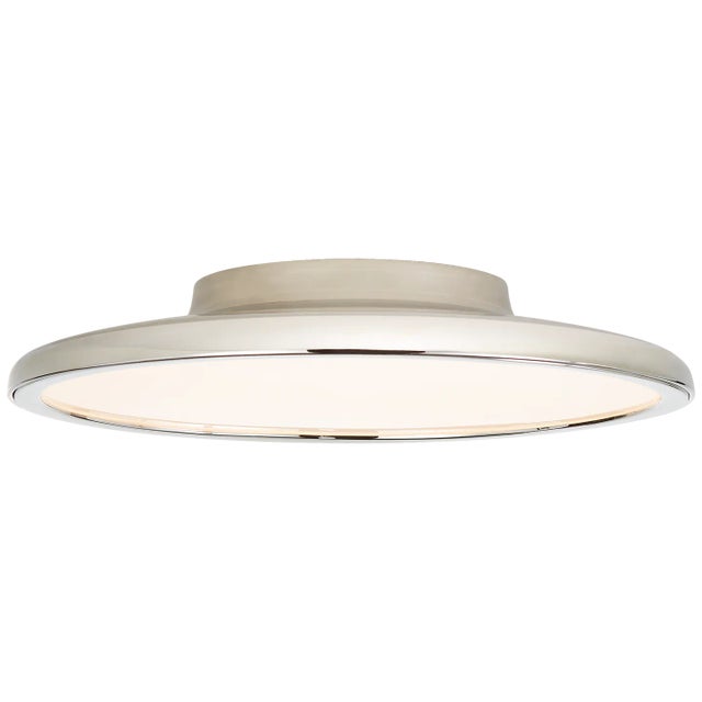 Dot 13" Flush Mount in Polished Nickel Designer: Peter Bristol Canopy: 6" Mounting: Flush Shade Detail: No Option Socket:...