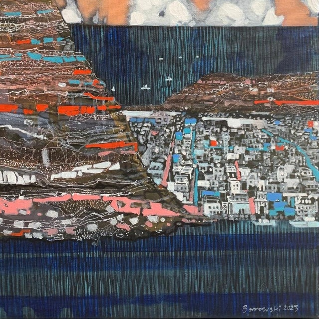 Early 21st Century Andrzej Borowski, Clouds of the Aegean, Greek Themes, 2023, Acrylic on Canvas For Sale - Image 5 of 6