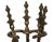 Rococo 5pc Cast Brass Decorative French Style Fireplace Tool Set For Sale - Image 3 of 9