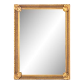 Late 20th Century Neoclassical Style Giltwood Framed Mirror For Sale