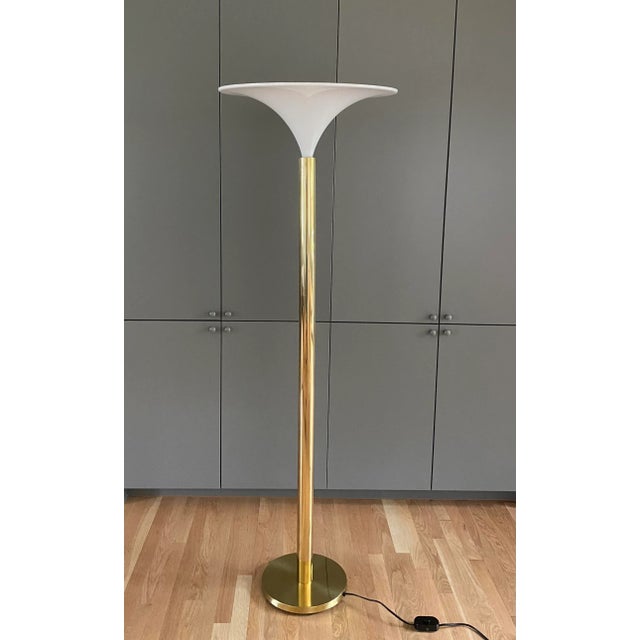 Vintage Goffredo Reggiani Torchiere Floor Lamp For Sale - Image 13 of 13