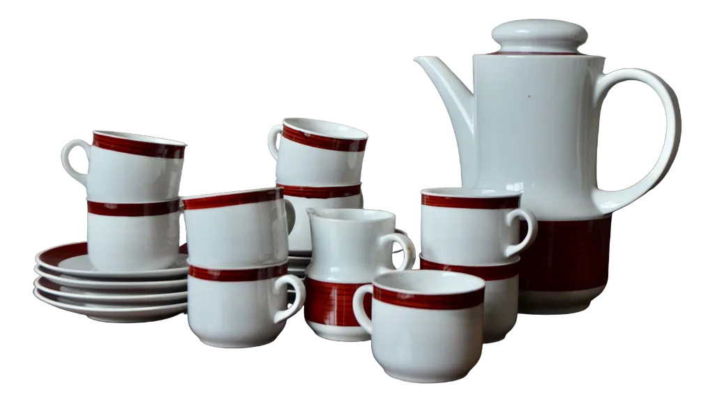 Porcelain Coffee Service from Arzberg, 1970s, Set of 20 | Chairish