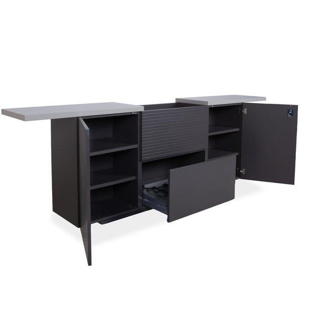 Wooden Sideboard with Manual Function and Lighting from WK Wohnen For Sale - Image 4 of 18