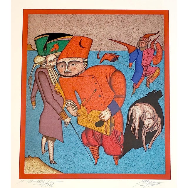 Mikhail Chemiakin, 1978, Original Lithograph For Sale - Image 3 of 5