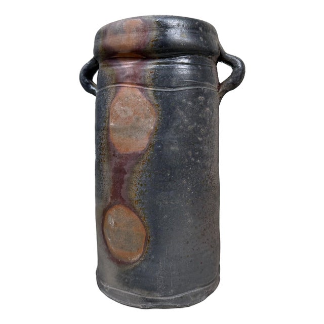 Organic Bizen Ikebana Vase by Kurosawa Izumi, 1970s For Sale