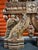 Presenting a magnificent, grand-scale pair of custom-commissioned Indian architectural hardwood sculptures, standing over...