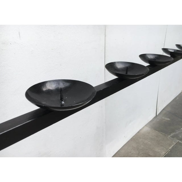 Brutalist Candleholder Chandelier For Sale - Image 13 of 18