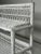 Vintage Coastal White Wicker Double Wall Shelf Towel Bar For Sale - Image 10 of 12