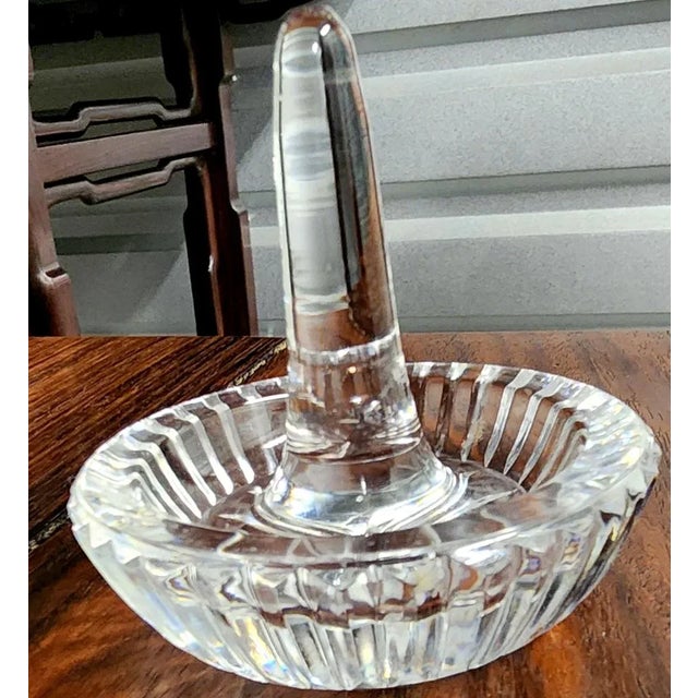 Waterford Vintage Fine Cut Crystal Round Pin Dish For Sale - Image 9 of 13